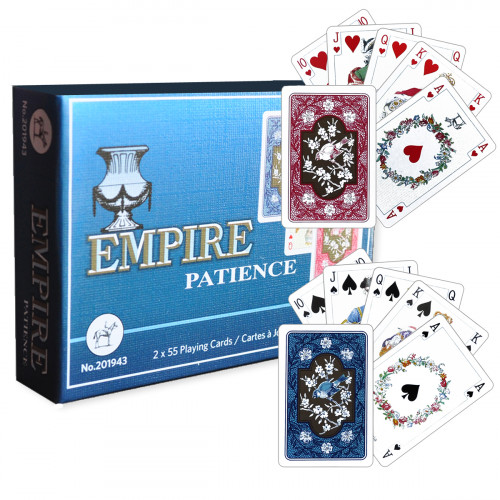 Carti de joc "Empire", Piatnik (Austria),  2 pachete de format mic in cutie de lux